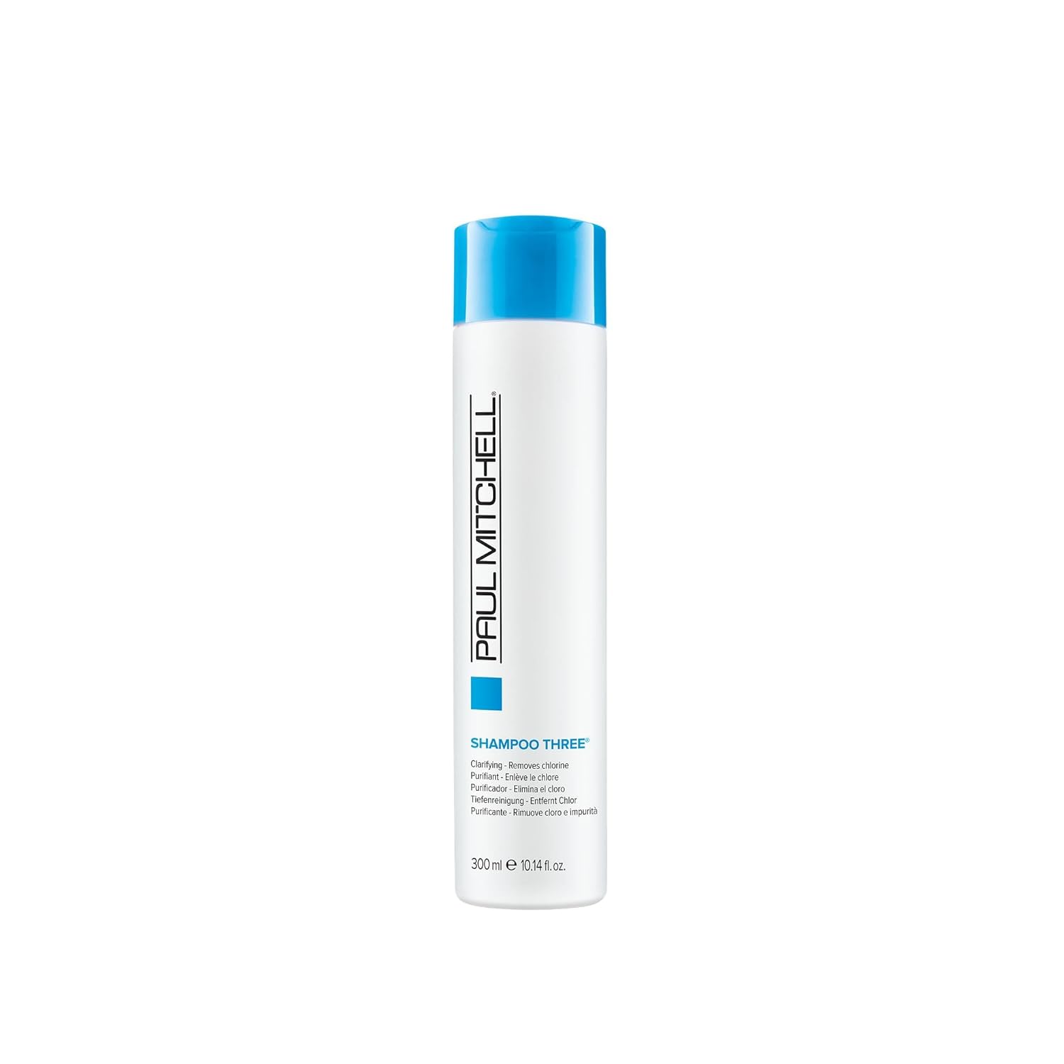 Paul Mitchell Shampoo Three clarifying shampoo bottle – ideal shampoo for dry scalp.