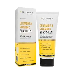 Dr. Sheth’s Ceramide & Vitamin C Sunscreen – Daily Skincare Routine with SPF 50