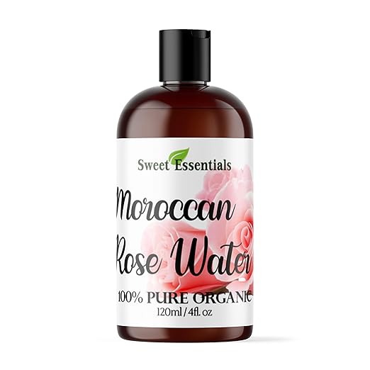 Sweet Essentials Moroccan Rose Water – 100% Organic Skincare for Home Remedies for Glowing Skin | yournatural.in