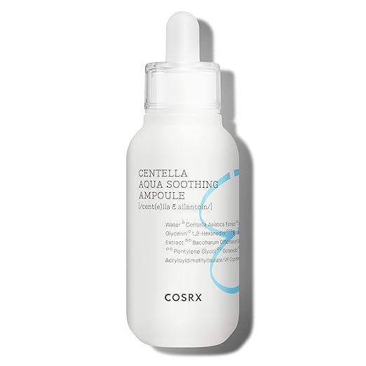 COSRX Centella Aqua Soothing Ampoule – Lightweight Clear Gel Cream Texture