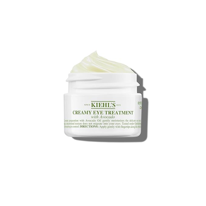 Kiehl’s Creamy Eye Treatment with Avocado – Hydrating Eye Cream for Your Routine for Glowing Skin