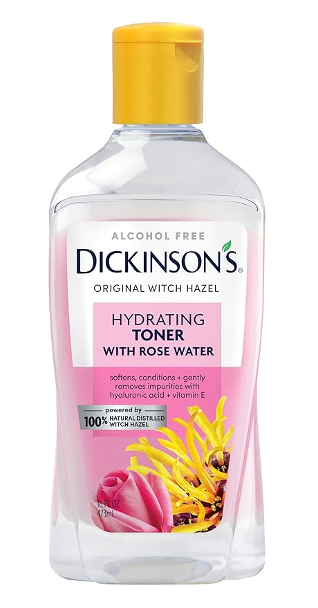 Dickinson's Hydrating Toner with Rose Water – Gentle Toner for a Complete Skincare Routine