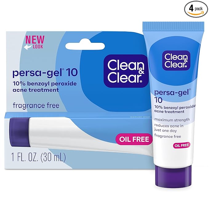 Clean & Clear Persa-Gel 10 Benzoyl Peroxide Acne Treatment – Fragrance-Free – yournatural.in