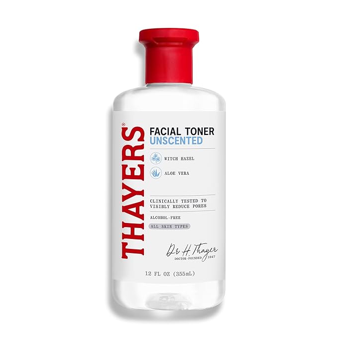 Thayers Unscented Facial Toner with Witch Hazel and Aloe Vera – Natural Skincare Solution