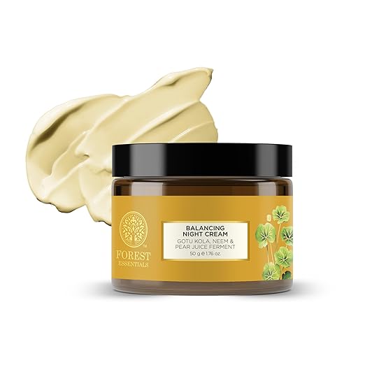 Forest Essentials Balancing Night Cream with Gotu Kola – Best Night Creams for Glowing Skin